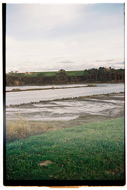 Film image of a river area