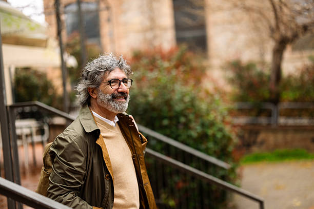 istock Mature man savoring a relaxing city trip while on break 2208612388