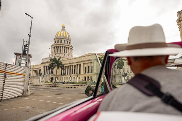 istock Classic car tour in Havana 2208613441