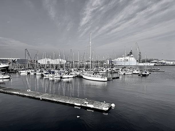 Blyth harbour in Northumberland