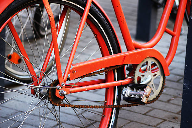 istock A red bike up close 2208620956