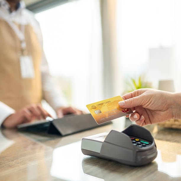 istock Credit Card Transaction at Coffee Shop 2208620989