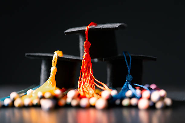 istock Concept education is business scholarship essential idea globalization, mortarboard students learn and study in universities and colleges master knowledge save involves financial management diploma 2208633527
