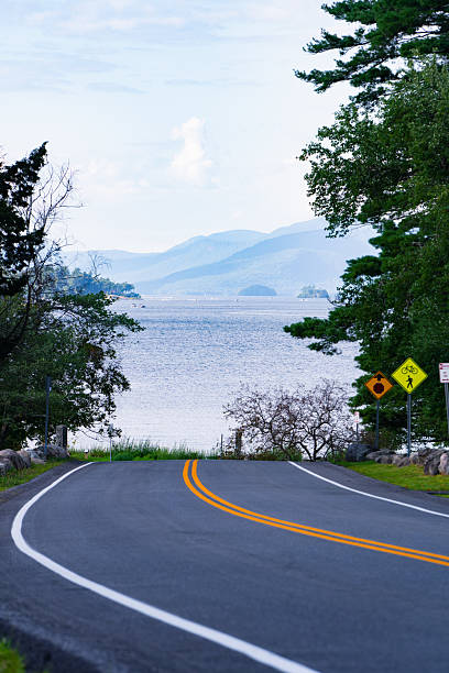 Road in Lake George New York