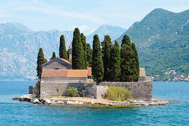 istock Stone Island Monastery in Bay of Kotor 2208644531