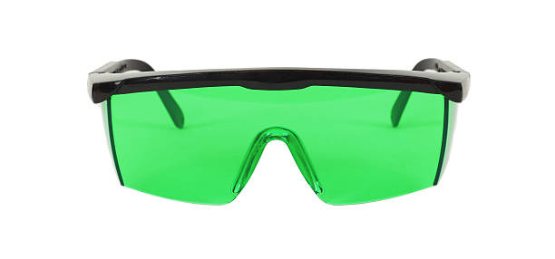 istock Construction, repair, tools - Front view green safety glasses 2208646851
