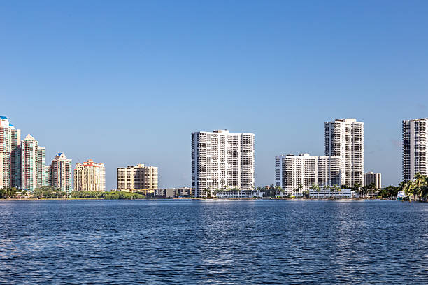istock skyline of Miami with ocean 2208661370