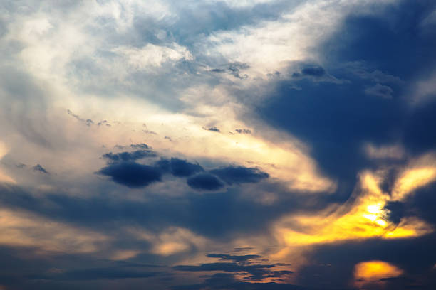 istock Colorful clouds in the sky at sunset 2208666695