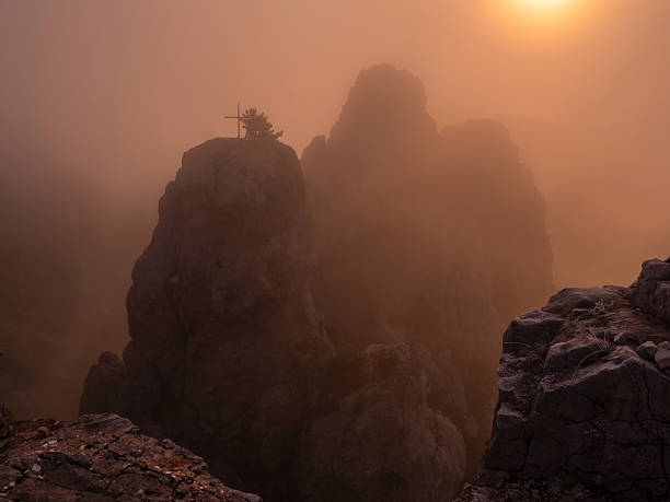 istock Mountain sunrise scenery in Ai-Petri. Crimea. 2208666987