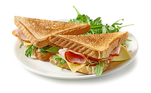 istock plate of ham and cheese toast 2208673172