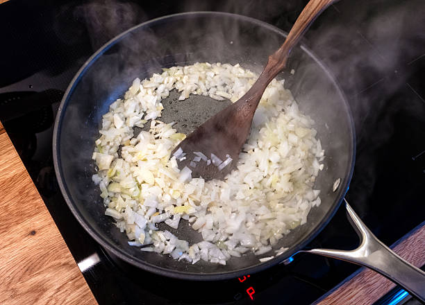 istock chopped onions in cooking pan 2208674355