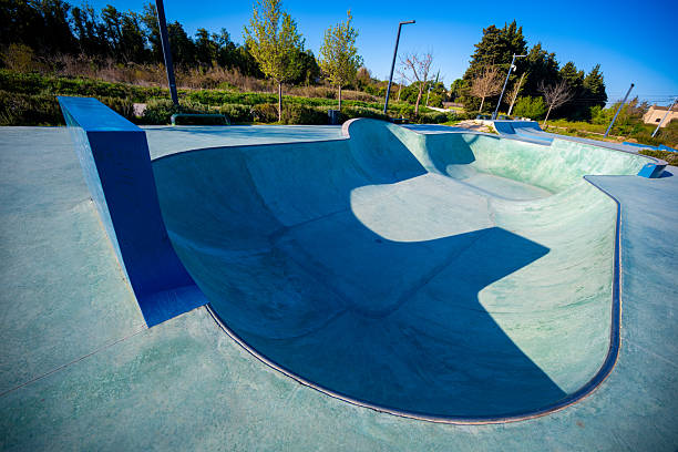 istock Brand New clean Skatepark 2208678813
