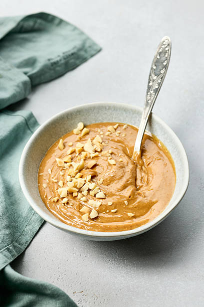 bowl of thai peanut sauce