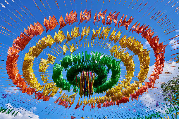 istock Walking Through Papel Picado and Oaxacan Heart 2208689885