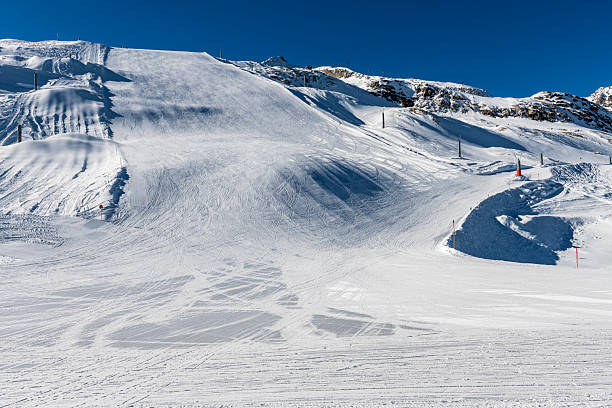 ski slope at Hintertux Zillertal in Austria