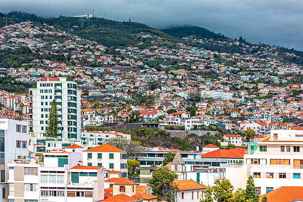 istock panoramic view of Funchal city 2208690176