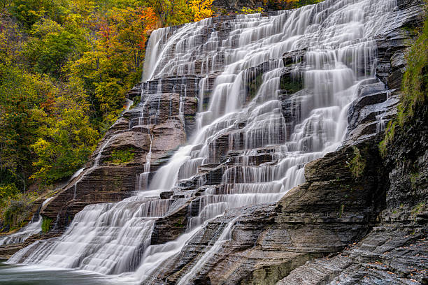 Ithaca Falls, Fall Creek, Ithaca, New York State, USA