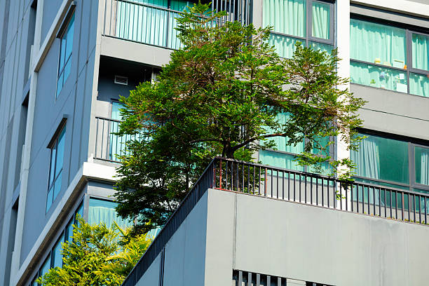 istock Rooftop section patio and garden 2208692884