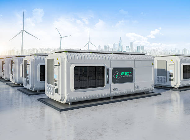 istock Energy storage system or battery container unit for smart city 2208725365