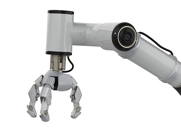 istock White ai robotic gripper arm isolated on white 2208725434