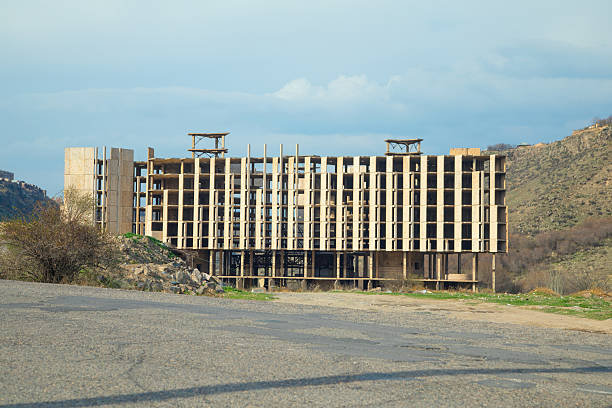 istock Old and abandoned building in outdoors. 2208731728