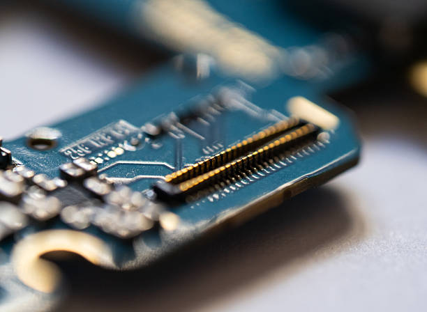 Printed circuit board macro photography