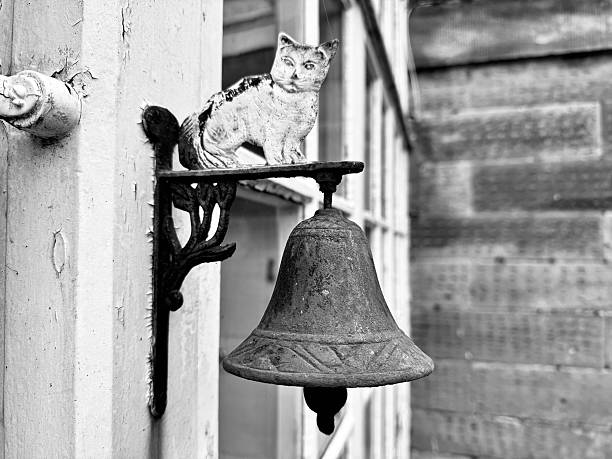 An ancient ornamental door ringing bell