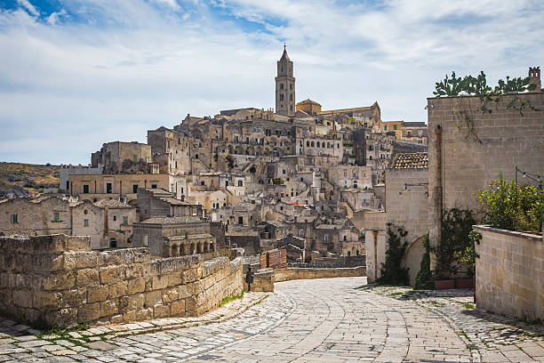 istock Stunning panoramic view of Matera, Italy, featuring the ancient Sassi cave 2208775879
