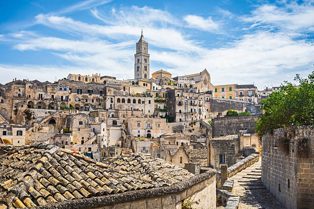 istock Stunning panoramic view of Matera, Italy, featuring the ancient Sassi cave 2208775886