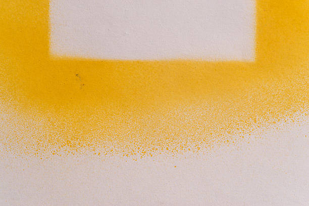 Abstract graffiti pattern in bold yellow, black on white background. Urban, vibrant, with street, edgy appeal. Creative poster, flyer, digital art, modern urban art display.