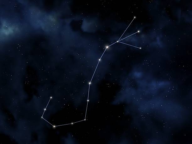 istock Scorpio constellation on the background of the night sky. 2208785143