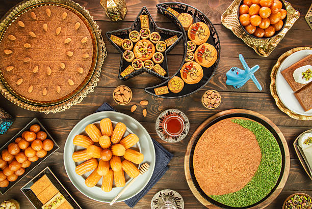 istock Collection Of Arabic Desserts 2208787442