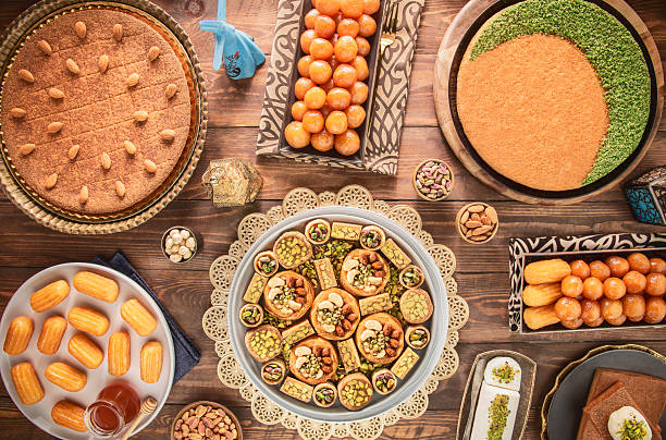 istock Collection Of Arabic Desserts 2208787565