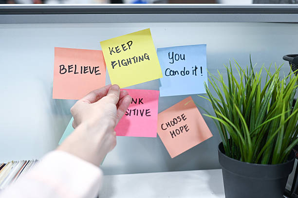istock Desk of Positivity: A Wall of Gentle Reminders 2208788419