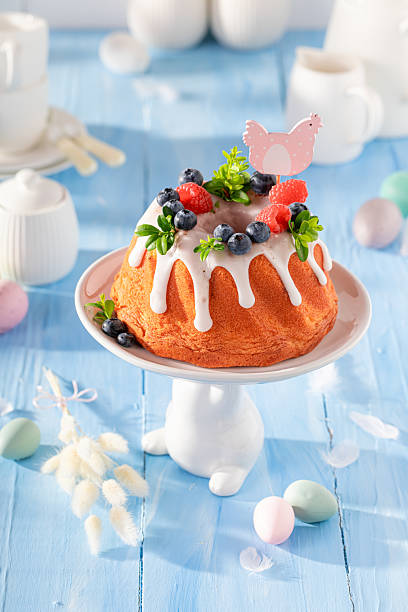 istock Homemade ring cake for Easter as sweet Easter pastry. 2208791167