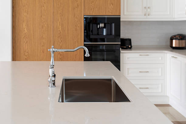 istock Chrome single lever filtered water kitchen tap 2208792819