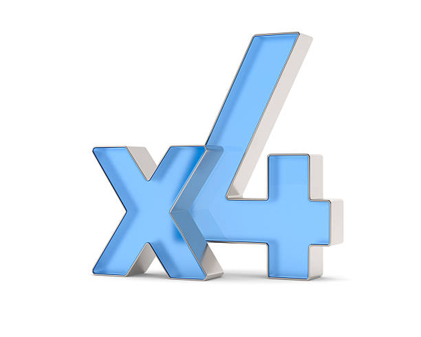 istock Blue x4 symbol on white background. Isolated 3d illustration 2208797117