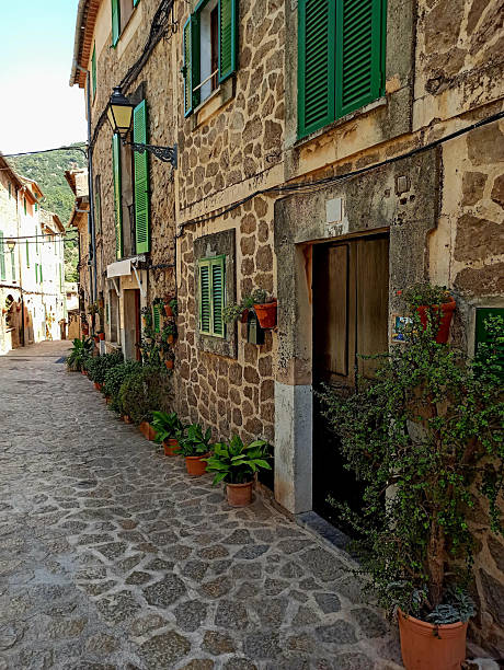 istock Flower Cobblestone Alley 2208804602