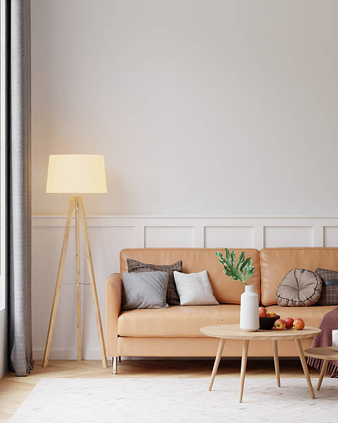 istock Interior Living Room Wall Mockup 2208811035