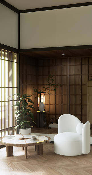 istock Japan Room Design Japanese style. 3D rendering 2208827039