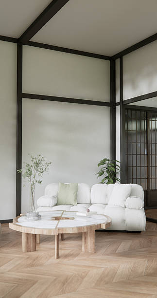 istock Japan Room Design Japanese style. 3D rendering 2208827196