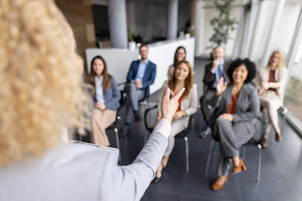 istock Professional Gathering with Enthusiastic Audience Participation 2208827201