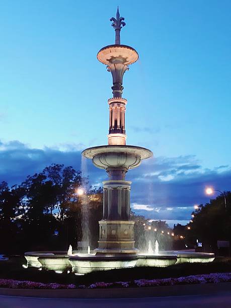 istock Light Fountain Over The Sky 2208828604