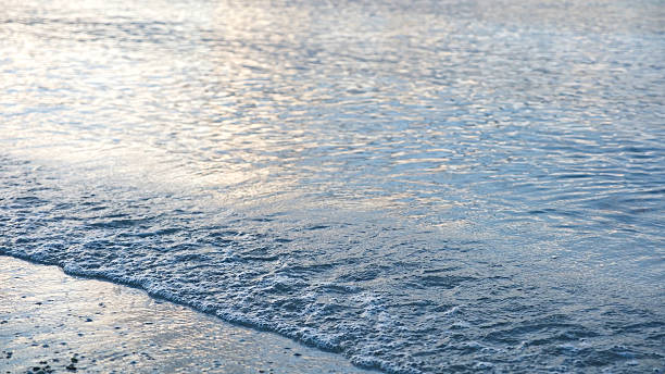 istock Landscape image of sea wave on beach 2208831138