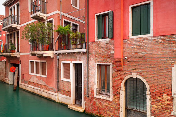 Venice canal. Summer trip to Italy. European country. Italian architecture. Voyage. Warm sunny day. Travel destination