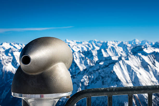 binoculars, focus on foreground