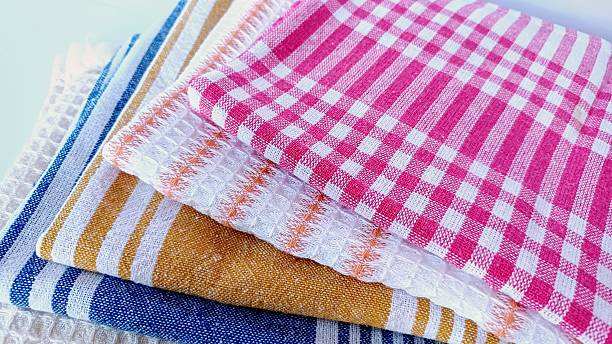 istock Colorful cloth kitchen napkins. 2208858252