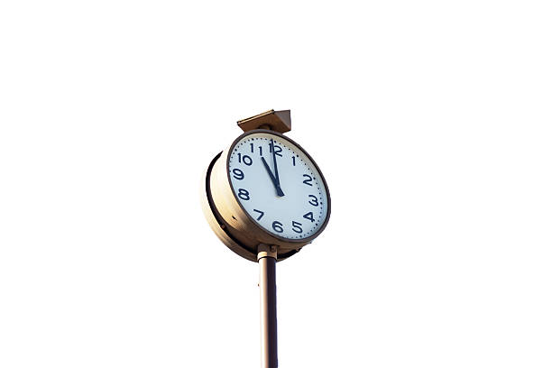 Modern clock outside Lille-Europe railway station