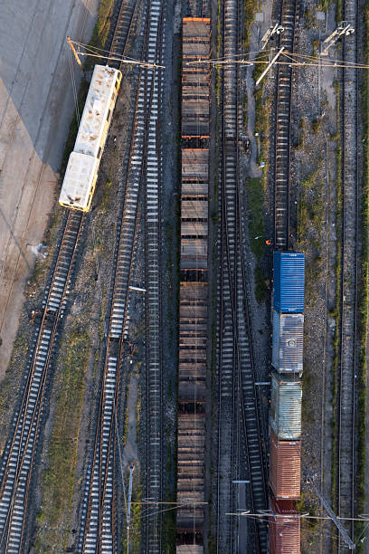 istock Aerial Documentation of a Railway Freight Yard 2208862486