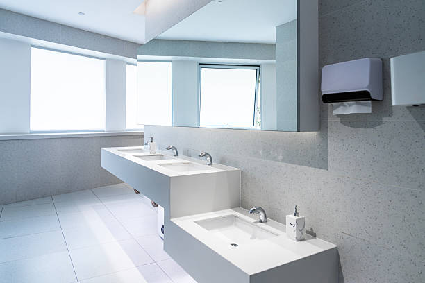 istock A sink in public toilet 2208865217